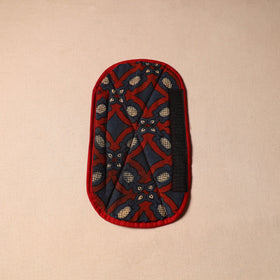 Blue - handmade cotton fridge handle cover 05 - handcrafted