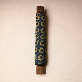 Blue - handmade cotton fridge handle cover 05 - handcrafted