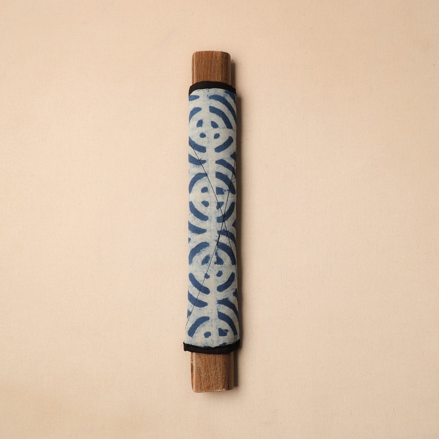 Buy Blue Handmade Cotton Fridge Handle Cover