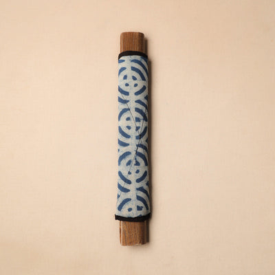 Buy Blue Handmade Cotton Fridge Handle Cover