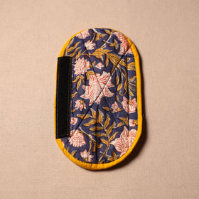 Buy Handmade Cotton Blue Fridge Handle Cover 165