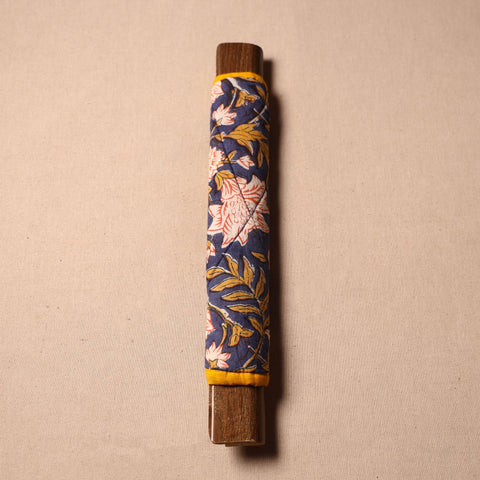 Buy Handmade Cotton Blue Fridge Handle Cover 165