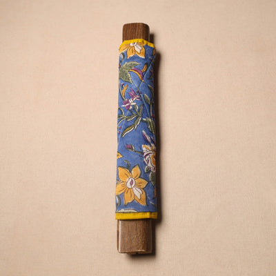 Buy Blue Handmade Cotton Fridge Handle Cover