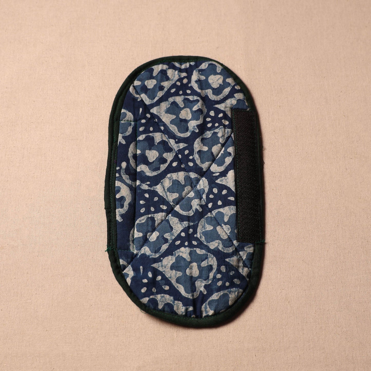 Buy Handmade Cotton Blue Fridge Handle Cover 176