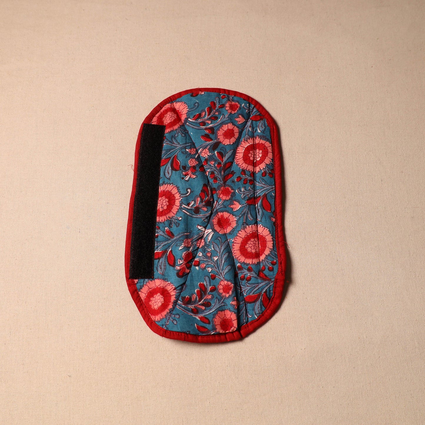 Blue - handmade cotton fridge handle cover 20 - handcrafted