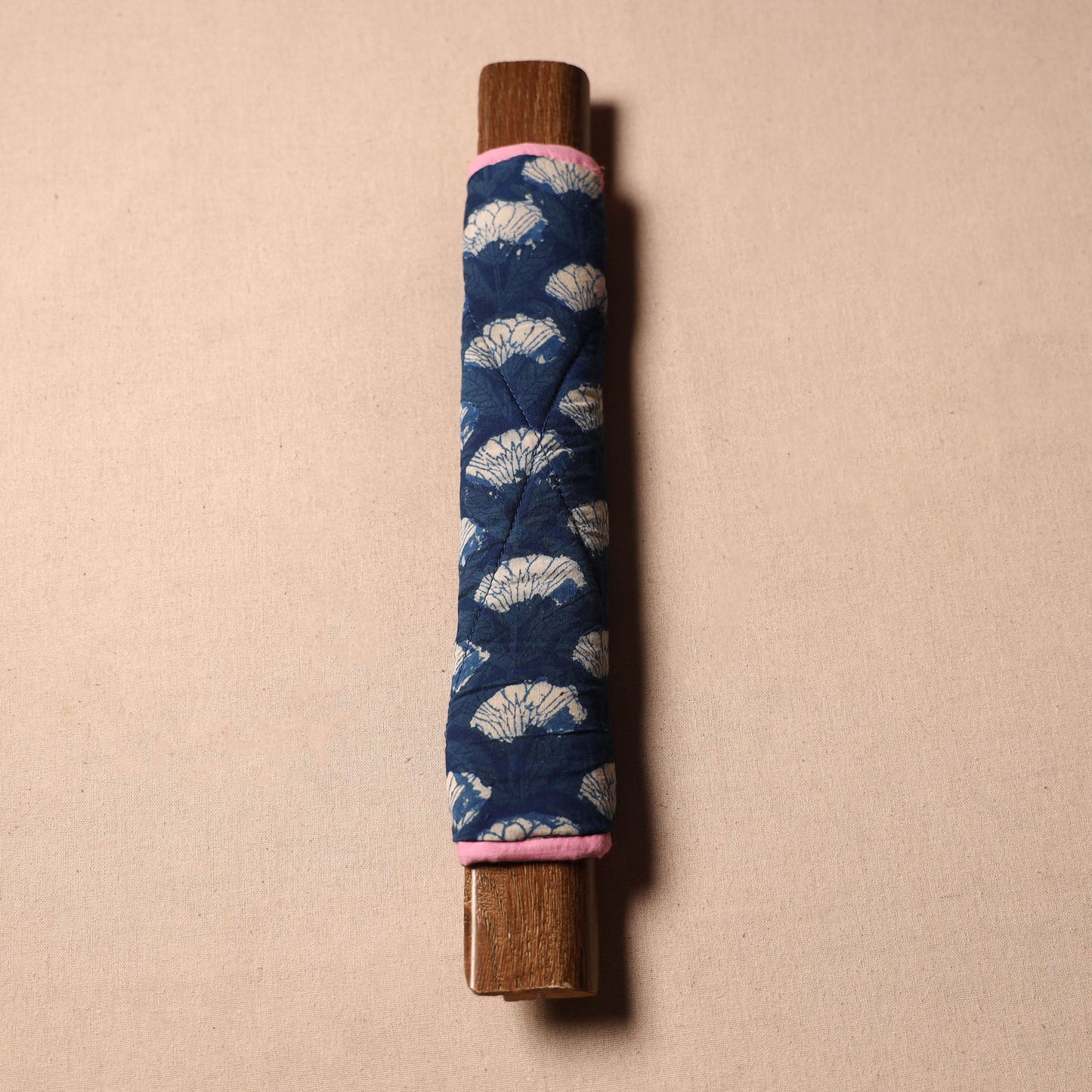 Buy Handmade Cotton Blue Fridge Handle Cover 214