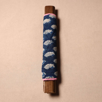 Buy Handmade Cotton Blue Fridge Handle Cover 214