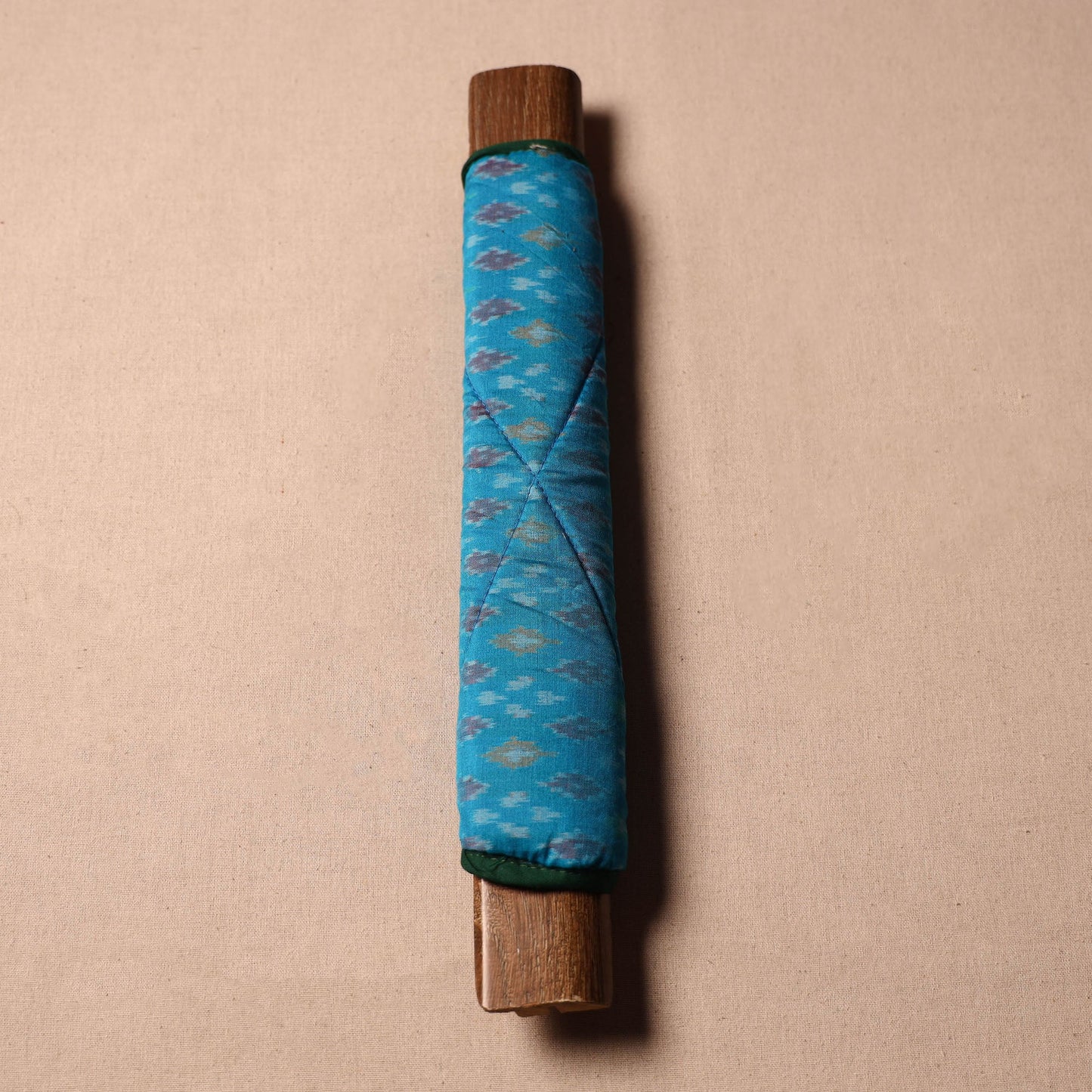 Blue - handmade cotton fridge handle cover 232 - handcrafted