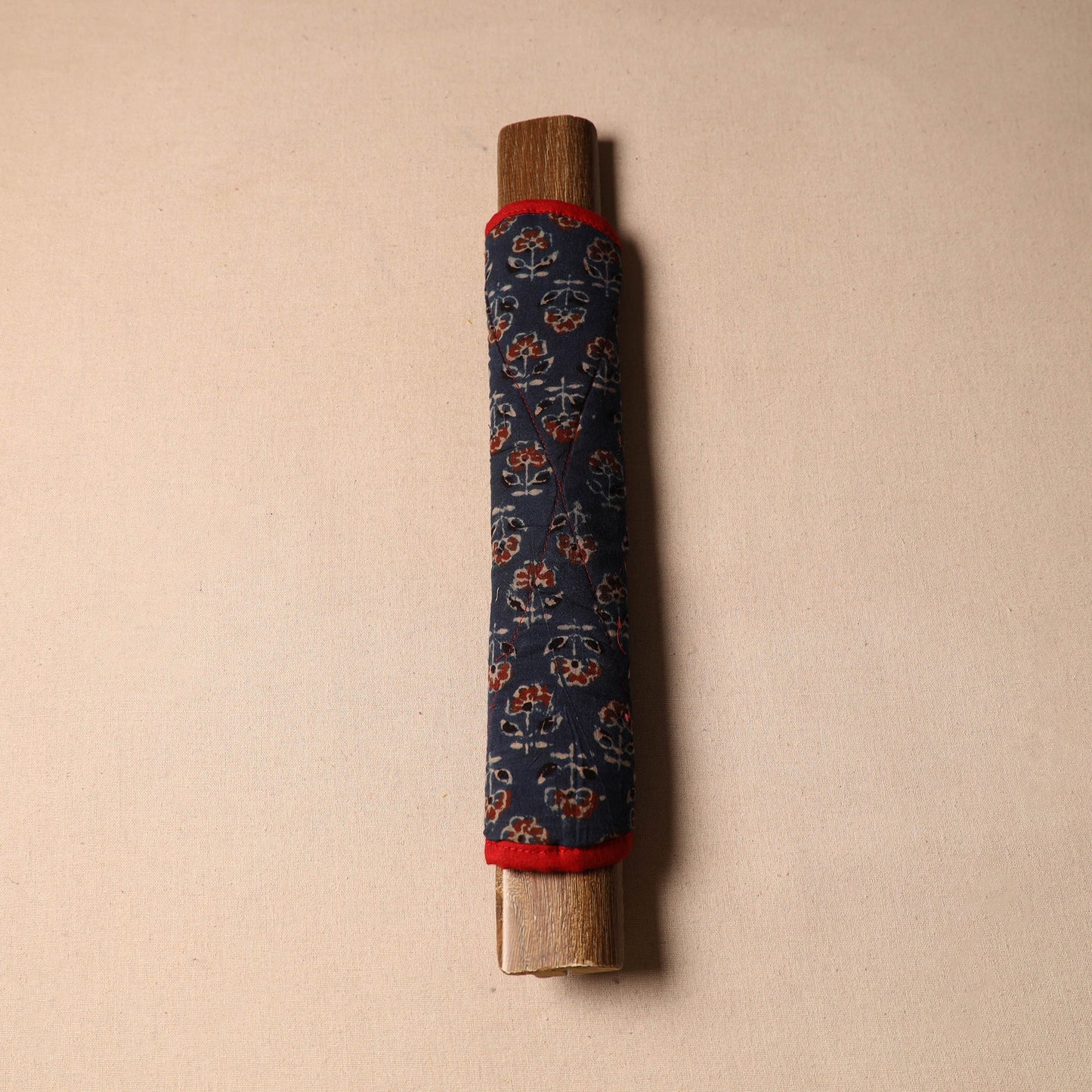 Blue - handmade cotton fridge handle cover 30 - handcrafted