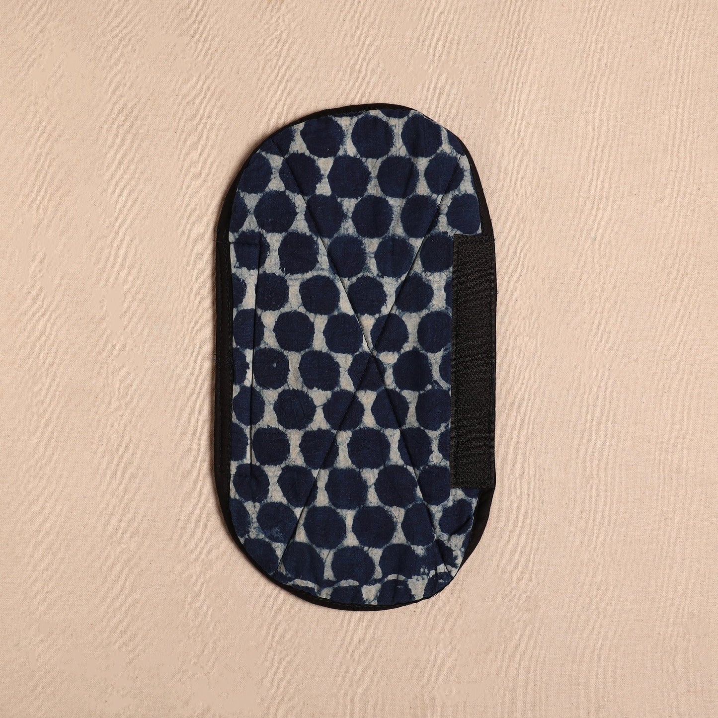 Buy Handmade Cotton Blue Fridge Handle Cover