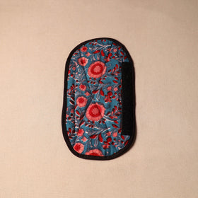 Blue - handmade cotton fridge handle cover 40 - handcrafted