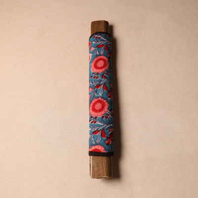 Blue - handmade cotton fridge handle cover 40 - handcrafted