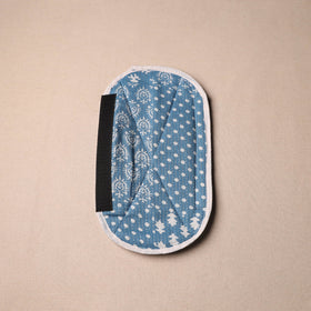 Blue - handmade cotton fridge handle cover 40 - handcrafted