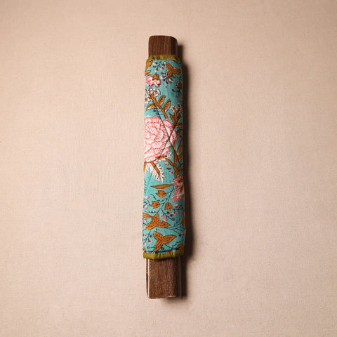 Buy Blue Handmade Cotton Fridge Handle Cover