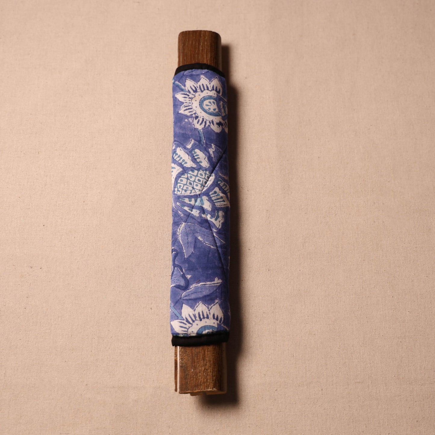 Buy Handmade Cotton Blue Fridge Handle Cover 89