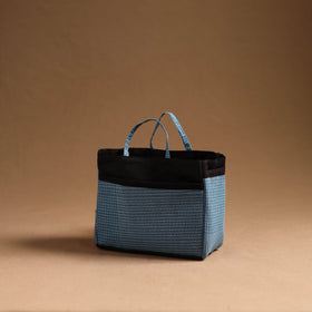  Blue Handmade Cotton Multipurpose Cosmetic/Toiletry Bag