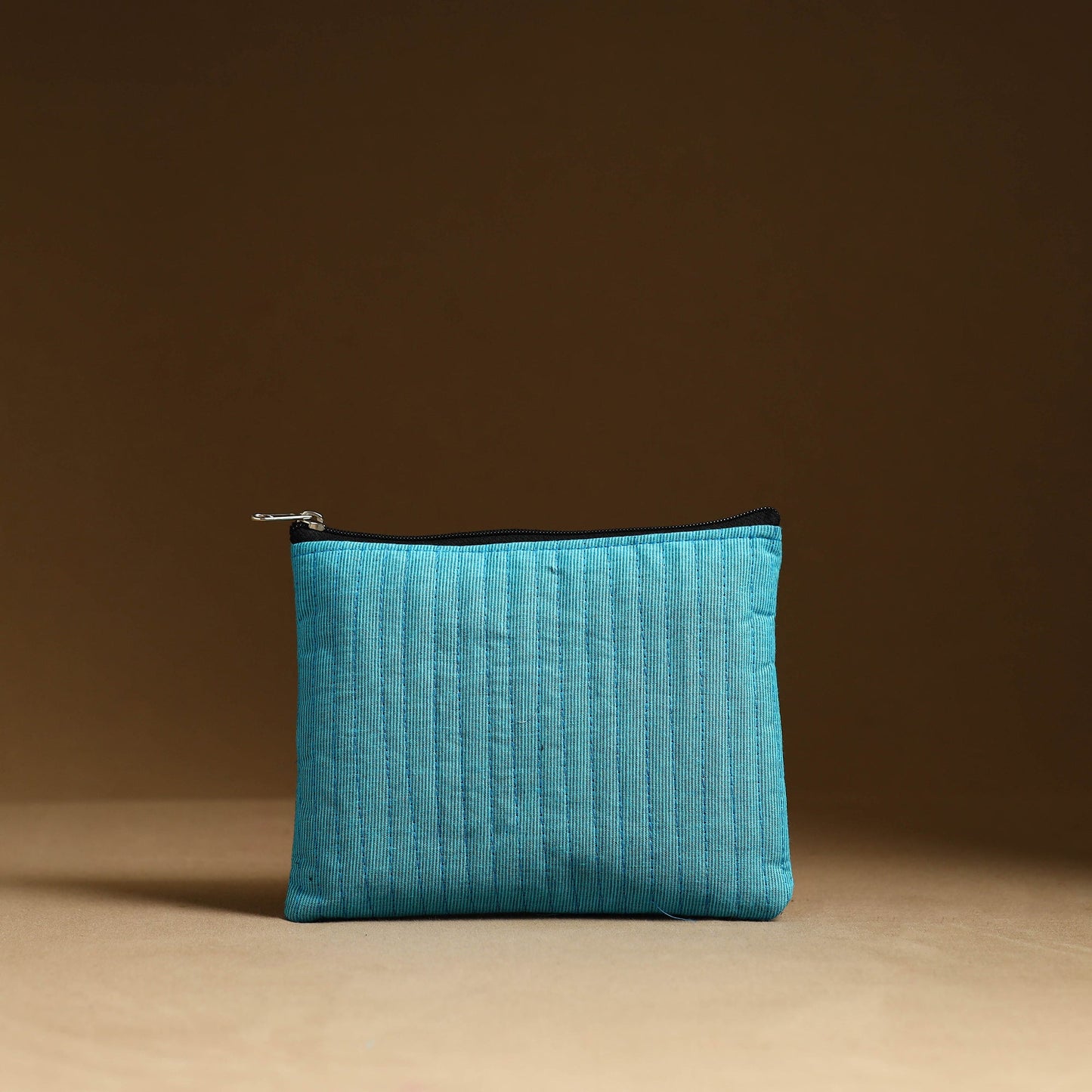 Blue - handmade cotton multipurpose utility pouches (set