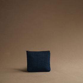 Blue - handmade cotton multipurpose utility pouches (set