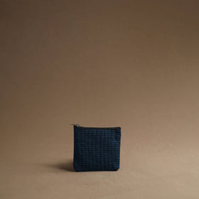 Blue - handmade cotton multipurpose utility pouches (set