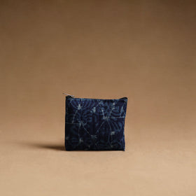 Blue - handmade cotton multipurpose utility pouches (set