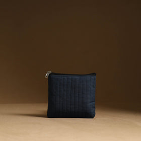 Blue - handmade cotton multipurpose utility pouches (set