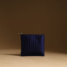 Blue - handmade cotton multipurpose utility pouches (set