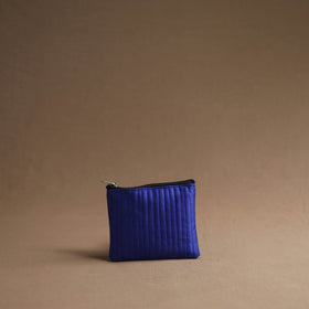 Blue - handmade cotton multipurpose utility pouches (set