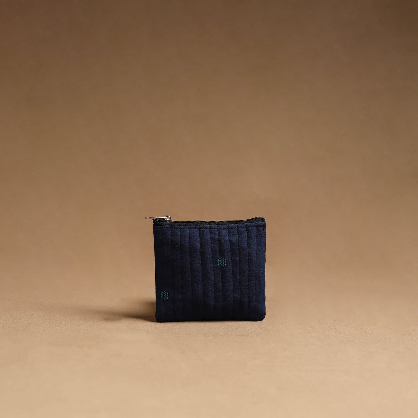 Blue Handmade Cotton Multipurpose Utility Pouches (set of 3)