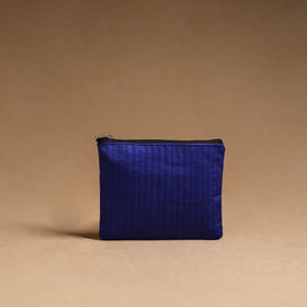 Blue - handmade cotton multipurpose utility pouches (set