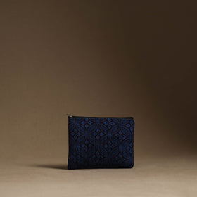 Blue - handmade cotton multipurpose utility pouches (set