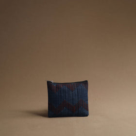 Blue - handmade cotton multipurpose utility pouches (set