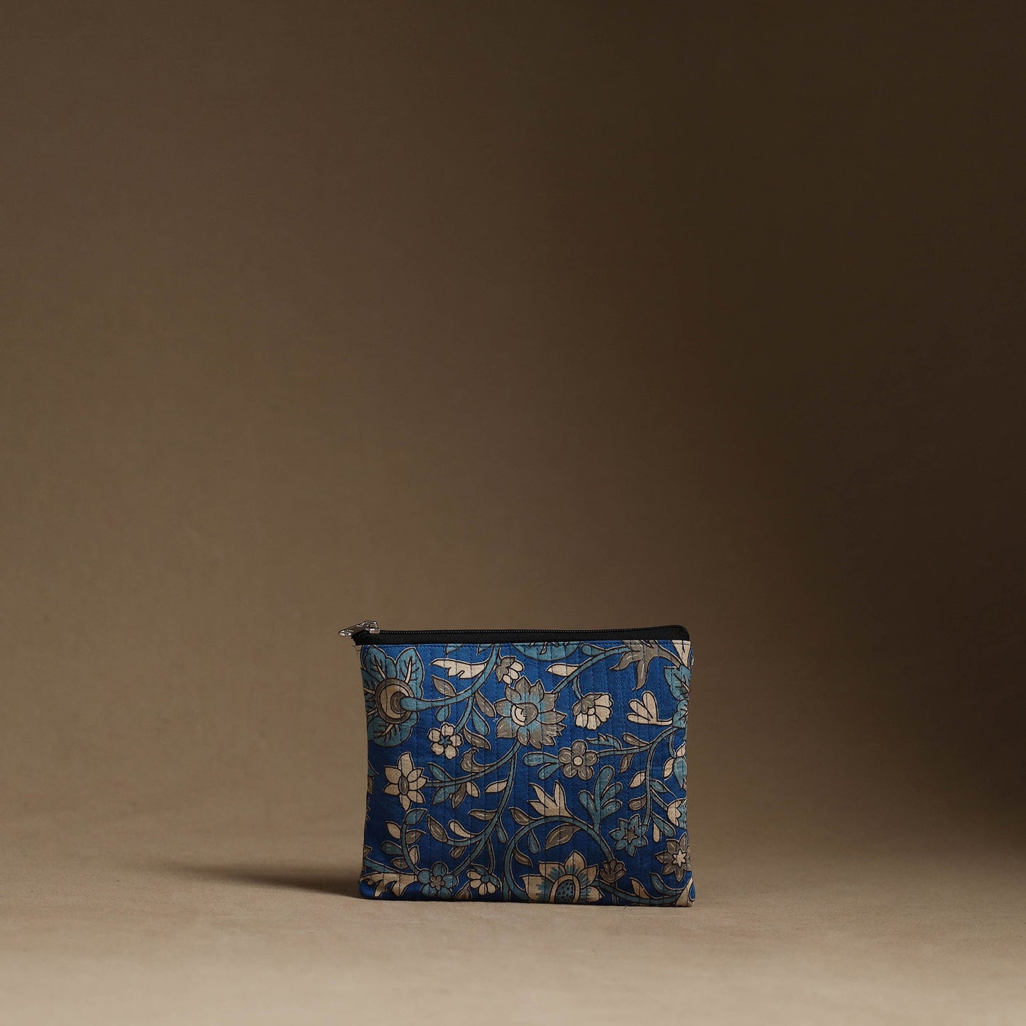 Blue - handmade cotton multipurpose utility pouches (set