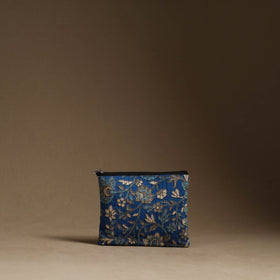 Blue - handmade cotton multipurpose utility pouches (set