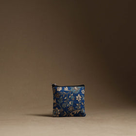 Blue - handmade cotton multipurpose utility pouches (set