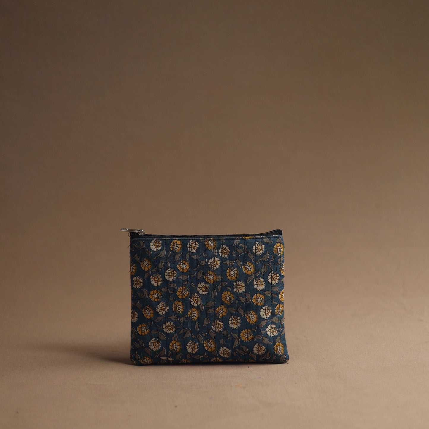 Blue - handmade cotton multipurpose utility pouches (set