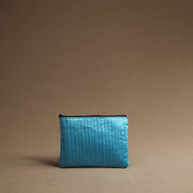 Blue - handmade cotton multipurpose utility pouches (set