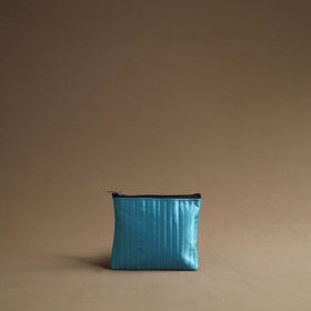 Blue - handmade cotton multipurpose utility pouches (set