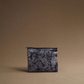 Blue - handmade cotton multipurpose utility pouches (set