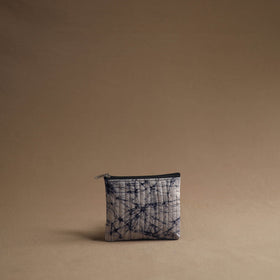 Blue - handmade cotton multipurpose utility pouches (set