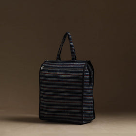 Blue Handmade Cotton Shopping Hand bag