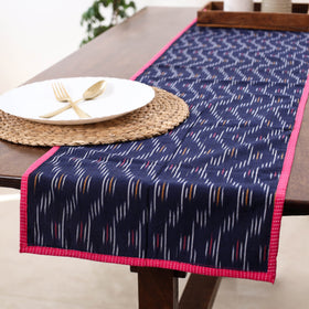 Blue Handmade Cotton Table Runner