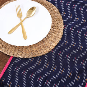 Blue Handmade Cotton Table Runner