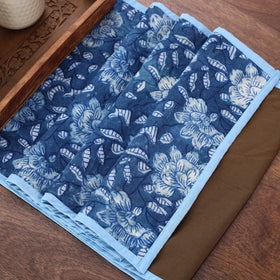Blue Handmade Cotton Table Runner