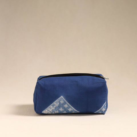  Blue Handmade Cotton Toiletry Bag 