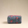 Blue Handmade Cotton Toiletry Bag 