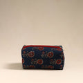 Blue Handmade Cotton Toiletry Bag 
