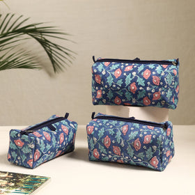  Handmade Cotton Toiletry Bags (Set of 3) 113 