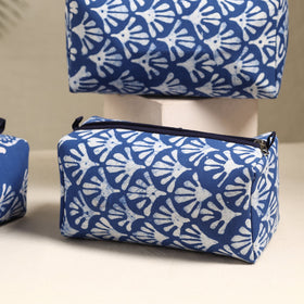  Handmade Cotton Toiletry Bags (Set of 3) 123 