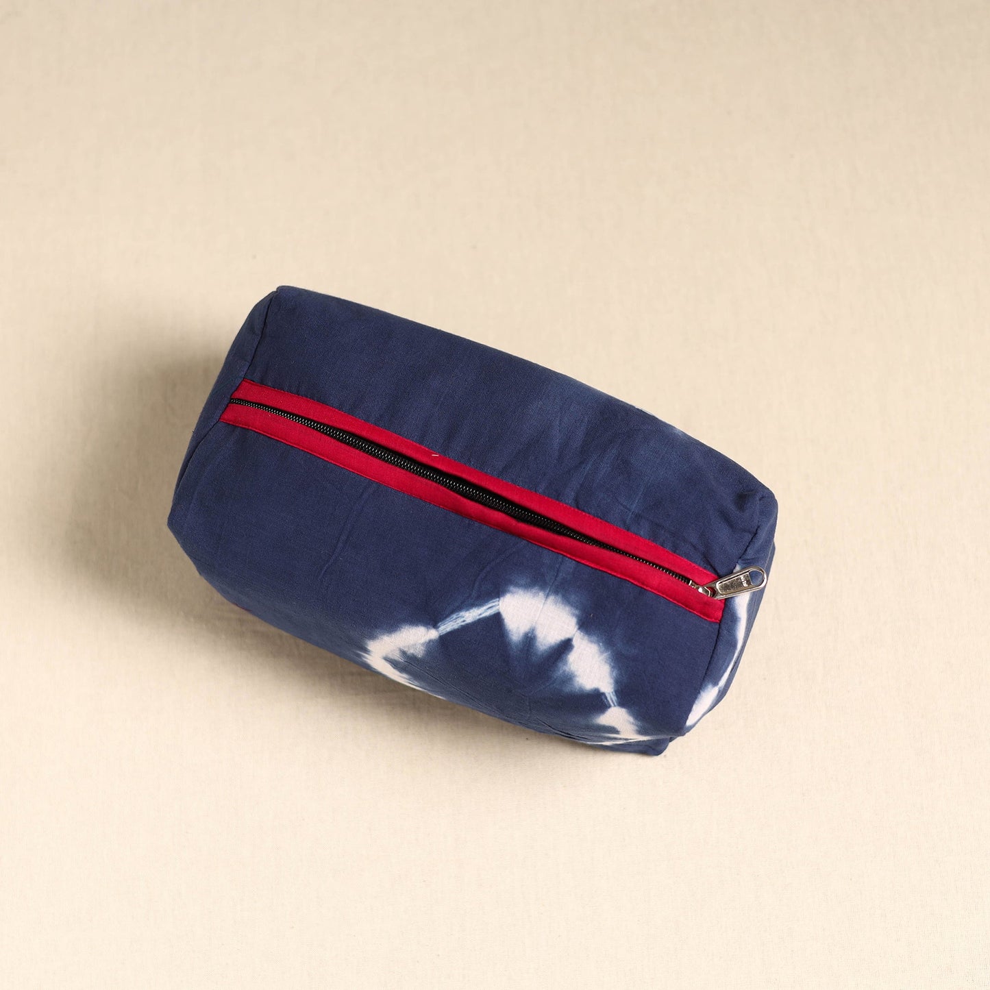  Blue Handmade Cotton Toiletry Pouch 