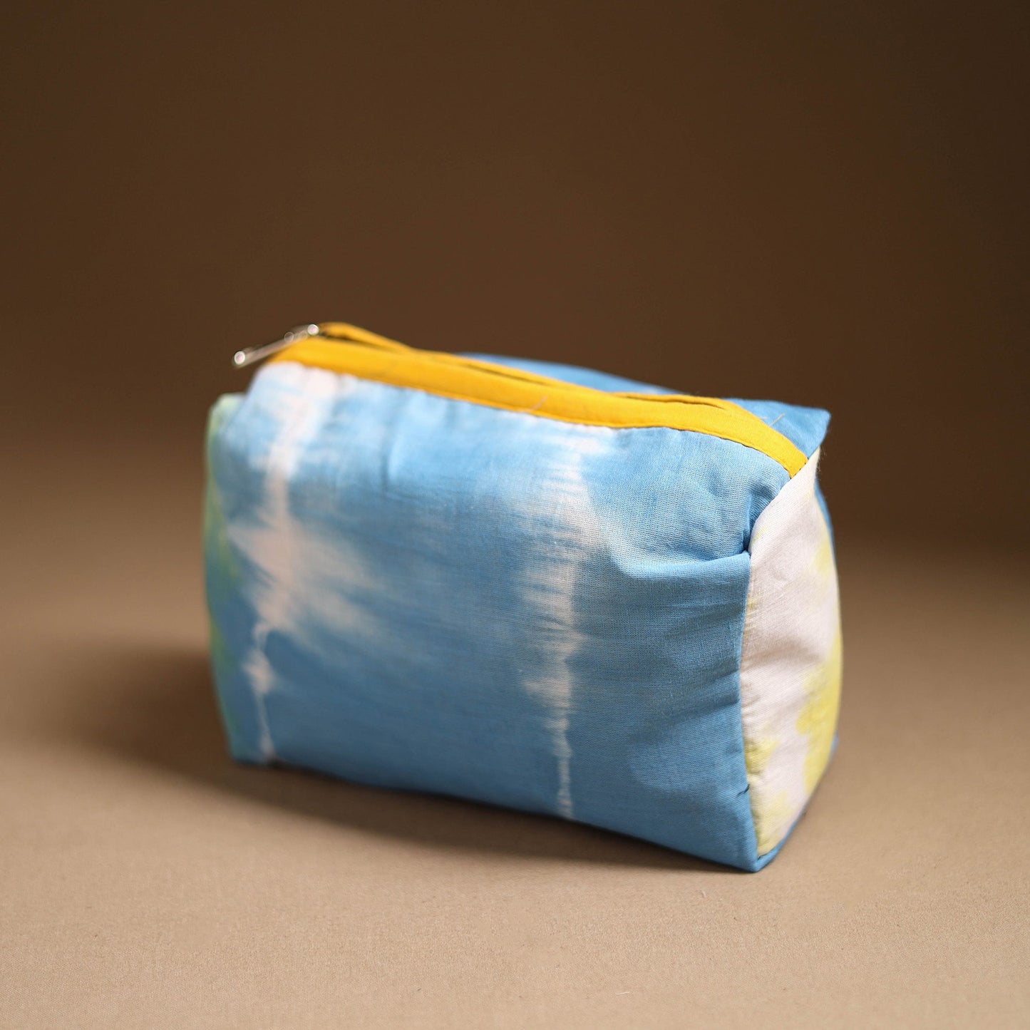 Handmade Cotton Toiletry Pouch - Eco-Friendly